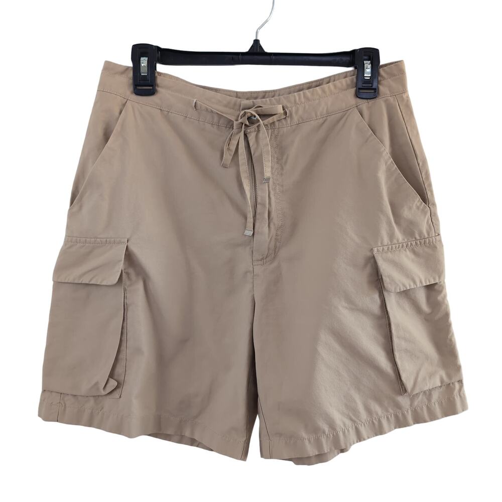 Zara Khaki High Rise Cargo Shorts Size Medium